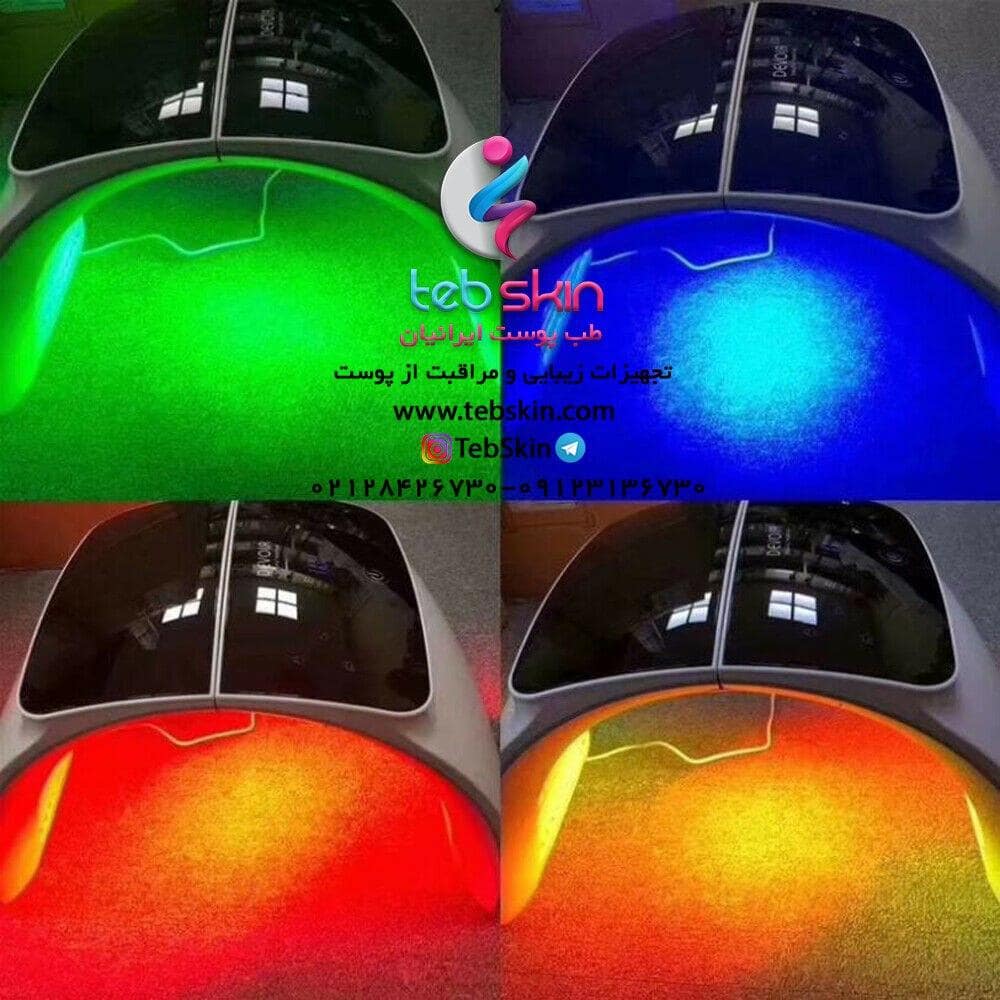 تونل نوردرمانی 7 رنگ LED کلسیم تراپی Devoir Plm002 - تصویر 7