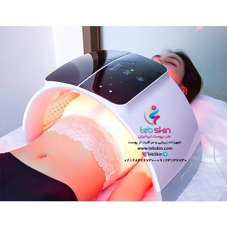 تونل نوردرمانی 7 رنگ LED کلسیم تراپی Devoir Plm002 - تصویر 3